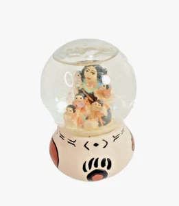 Southwest Story Teller Miniature Snow Globe Glass and Pottery Figurine - Picture 1 of 10