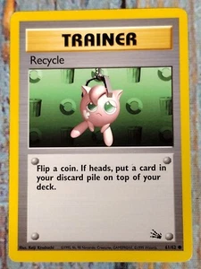 Pokemon Card Recycle 61/62 Trainer Fossil Set Common 1999 - Picture 1 of 4