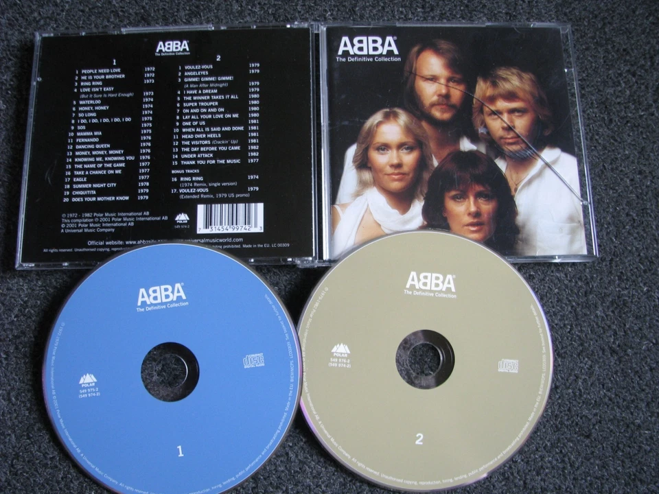ABBA-The Definitive Collection CD-2 CDs-2001 EU-Polar Music - Bild 1 von 1