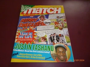 MATCH WEEKLY FOOTBALL JAN 17 1981 KENNY DALGLISH, JUSTIN FASHANU, JIMMY RIMMER - Picture 1 of 5