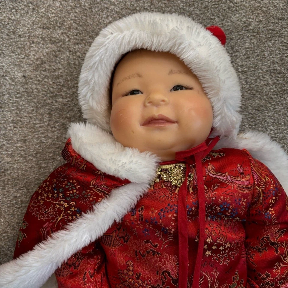 Marie Osmond 亚洲娃娃 Ping Lau 出品 25 英寸 #1245/3000 带认证正品 — 第 1/4 张图片