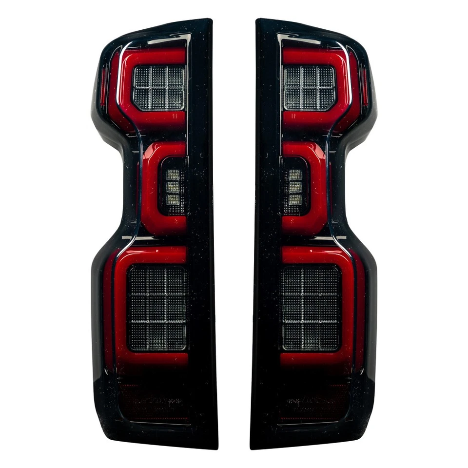 Luces traseras de reconocimiento para Chevy Silverado 1500 2019 2020 | Reemplaza la lente LED ahumada Foto 1 de 4