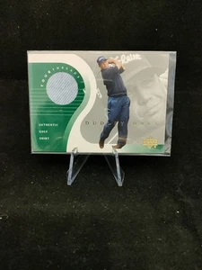 Camisa Upper Deck Tour Threads Dudley Hart 2001 #TT-DH auténtica dorada reliquia #7193 - Imagen 1 de 2