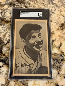 Joe Dimaggio RC Rookie 1936 Goudey R314 SGC 1 Centered Rare Wide Pen Type 4 - Picture 1 of 2