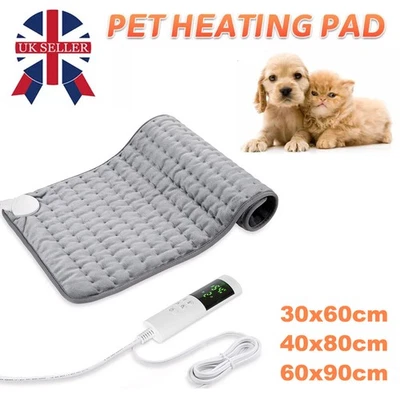 Electric Pet Heating Pad Adjustable Heater Warmer Mat Bed Blanket For Dog Cat - Image 1 of 4