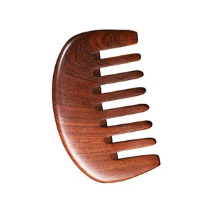 Wooden Hair Comb Practical Massage Comb Portable Scalp Comb Massage Tool - Picture 1 of 12