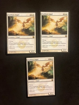 Sunblast Angel x3 [Scars of Mirrodin] Magic MTG Cards LP - Image 1 of 2