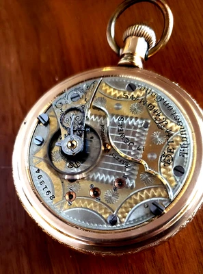 SETH THOMAS 2 TONE 18 SZ  POCKET WATCH PERFECTLY SERVICED  1912 - Image 1 of 4
