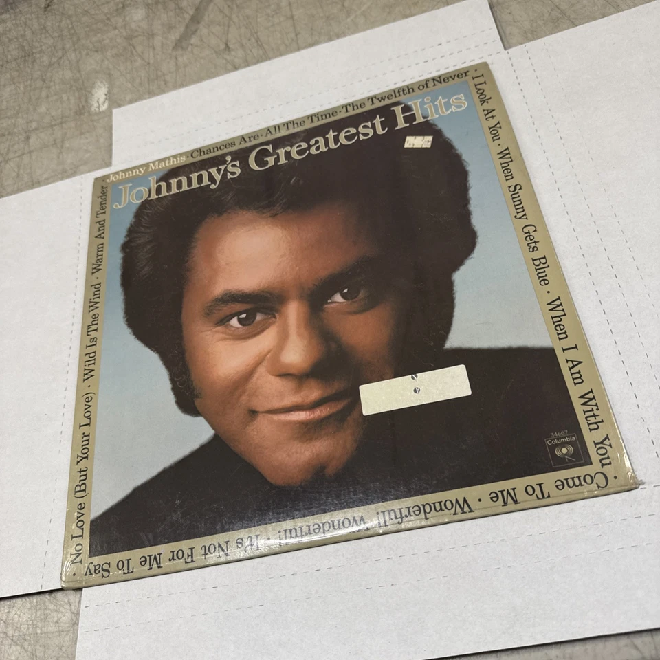 JOHNNY MATHIS LP Greatest Hits Columbia 34677 1977 Factory Sealed - Image 1 of 1