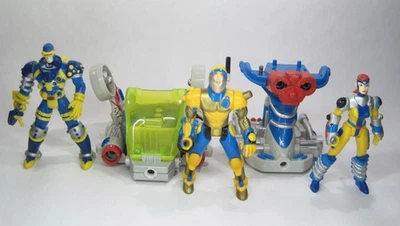 Toy Biz Vintage 1997 Marvel X-Men Space Riders 5" Lote de Figuras Jean Cyclops Xavier Foto 1 de 4
