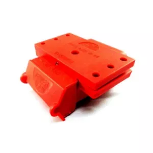 Trailer Vision Anderson Plug Cover Red with LED. Battery Charge Connector - Picture 1 of 1