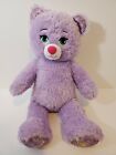 Build A Bear Plush - Frozen - Anna - Purple W/ Sparkles Plush Bear - 2014