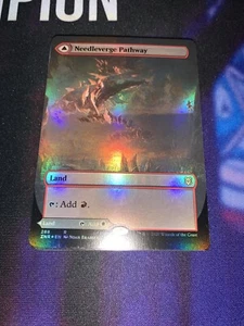 Mtg Singles - Needleverge Pathway (Borderless) - Zendikar Rising - Foil Rare NM - Picture 1 of 1