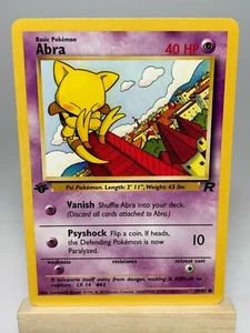Pokemon Team Rocket Abra 49/82 1st Edition NM-MT Never Played - Picture 1 of 7