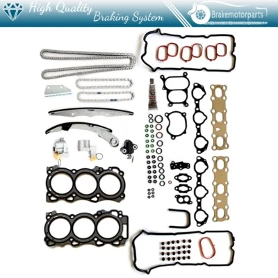 Head Gasket Set Timing Chain Kit For 05-2009 Nissan Xterra Pathfinder 4.0L DOHC - Imagem 1 de 4