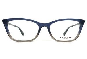Coach Eyeglasses Frames HC6107 5489 Denim Taupe Glitter Gradient 52-17-140 - Picture 1 of 11