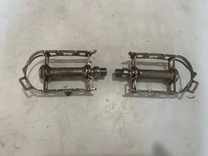 Pedali In Ferro vintage eroica pedali corsa old bike Magistroni? - Foto 1 di 6