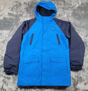 Lands End Parka Jacket Youth XL (18-20) Blue Insulated Waterproof "Grow a Long" - Picture 1 of 16
