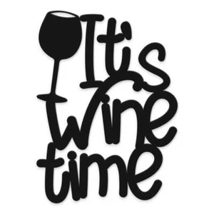 Scritta in Legno It's Wine Time - Picture 1 of 18