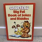 Garfield Big Fat Book of Jokes and Riddles Hardcover Book 1985 Vintage Jim Davis