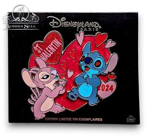 Pin Disney Stitch and Angel X Valentine's Day 2024 El 700 Disneyland Paris...