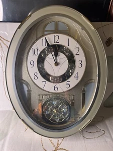Rhythm Classic Brilliance Gold Wall clock #4MH787-R - Picture 1 of 8