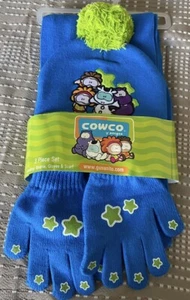 Cowco y Amigos -3 Piece Set: Beanie, Gloves & Scarf Ages 4-6 - Picture 1 of 2