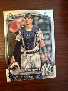 2025 Bowman Rafael Flores Chrome #BCP-34 Yankees - Picture 1 of 1