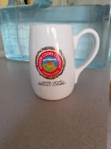 1873 - 1973 COORS BEER "100 Years" Anniversary Coffee Beer Stein Mug Vintage - Picture 1 of 8