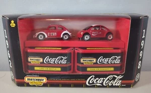 Matchbox Collectibles 2 pack - Coca-Cola Volkswagon 1962 VW Beetle & VW Concept  - Picture 1 of 10