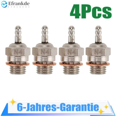 N4 Feuerkopf Glühkerze RC Teil für HSP 70117 1/8 RC Buggy Truck Vertex SH Nitro - Bild 1 von 4