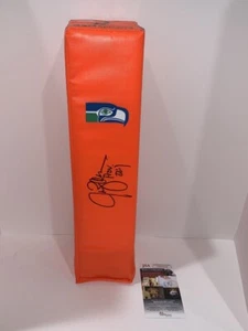 JIM ZORN SIGNED TOUCHDOWN PYLON SEATTLE SEAHAWKS FOOTBALL JSA COA - Picture 1 of 1