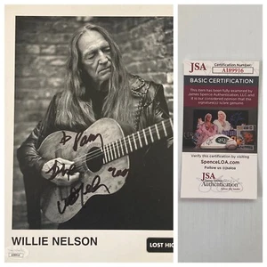 Willie Nelson Signed Autograph 8x10 Lost Highway Promo Photo - JSA - FREE S&H! - Picture 1 of 6