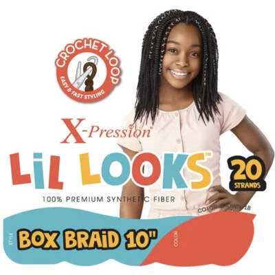 X Pression Syn Lil Looks Box Braid