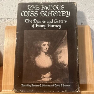 The Famous Miss Burney Diaries & Letters of Fanny Burley Schrank, Supino (R3.4) - Picture 1 of 14