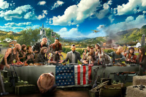 Far Cry 5 Last Supper Game Design Art Wall - AFFICHE 20x30