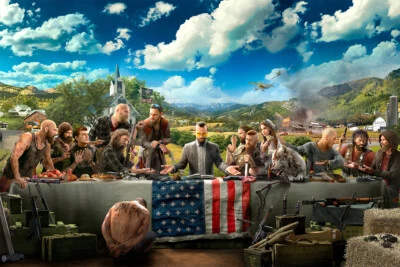 Far Cry 5 Last Supper Game Design Art Wall - POSTER 20x30 - Imagem 1 de 4