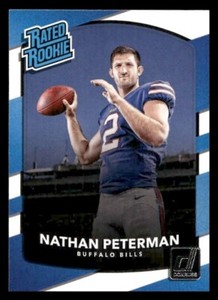 2017 Donruss #334 Nathan Peterman Rookie Buffalo Bills