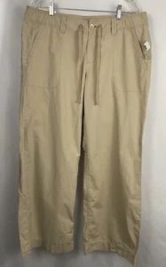 Pantalone donna Gap Hip Slung Fit gamba larga taglia 14 NUOVO CON ETICHETTA MA HA SEGNO INCHIOSTRO - Foto 1 di 11