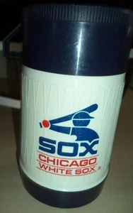 Termos de béisbol con tapa y taza con logotipo retro de los Medias Blancas de Chicago - Imagen 1 de 4