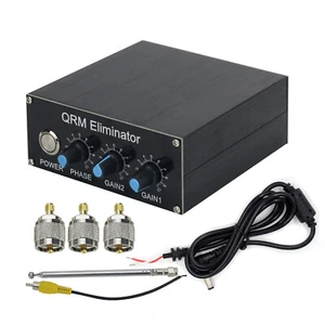 Aluminum Alloy QRM Eliminator X-Phase (1-30 MHz) HF Bands Amplifier Canceller - Zdjęcie 1 z 11