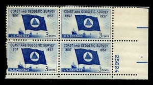 Küsten- und geodätische Vermessung Gedenkplattenblock 1957 - Bild 1 von 1