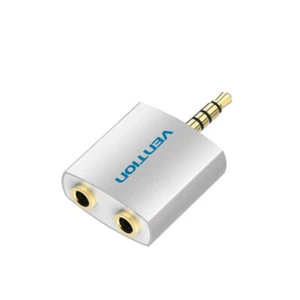 3.5mm Stereo Audio Splitter with Earphone Adapter for Computer Headphone Tablet - Picture 1 of 5