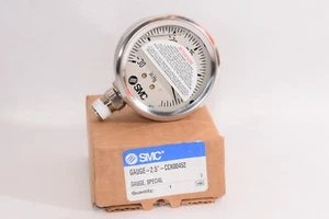 (NEW) SMC GAUGE-2.5"-CCK00452 CCK00452 2.5" Face -30 to 0 mm HG Special Gauge - Foto 1 di 7
