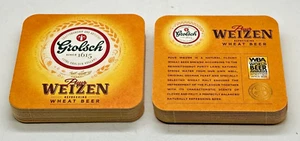 20 x GROLSCH WEIZEN LAGER CARDBOARD DRINKS MATS - PUB BAR BEERMATS BEER WHEAT - Foto 1 di 1
