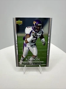 2007 UPPER DECK FIRST EDITION GOLD AUNDRAE ALLISON ROOKIE CARD #169 - Picture 1 of 2