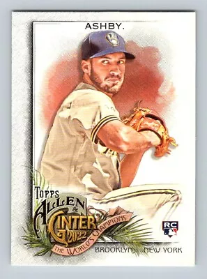 2022 TOPPS ALLEN AND GINTER ROOKIE AARON ASHBY RC - Image 1 of 2