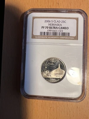 2006 S Nebraska Clad NGC PF70 Ultra Cameo - Image 1 of 2