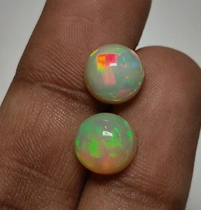 Welo Ópalo Etíope Forma Redonda Cabujón Multi Llamativo Fuego Piedra Preciosa Suelta 9MM - Imagen 1 de 24