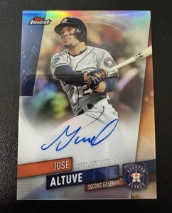 2019 JOSE ALTUVE TOPPS FINEST AUTOGRAPH #FA-JA AUTO ASTROS Auto - Picture 1 of 2